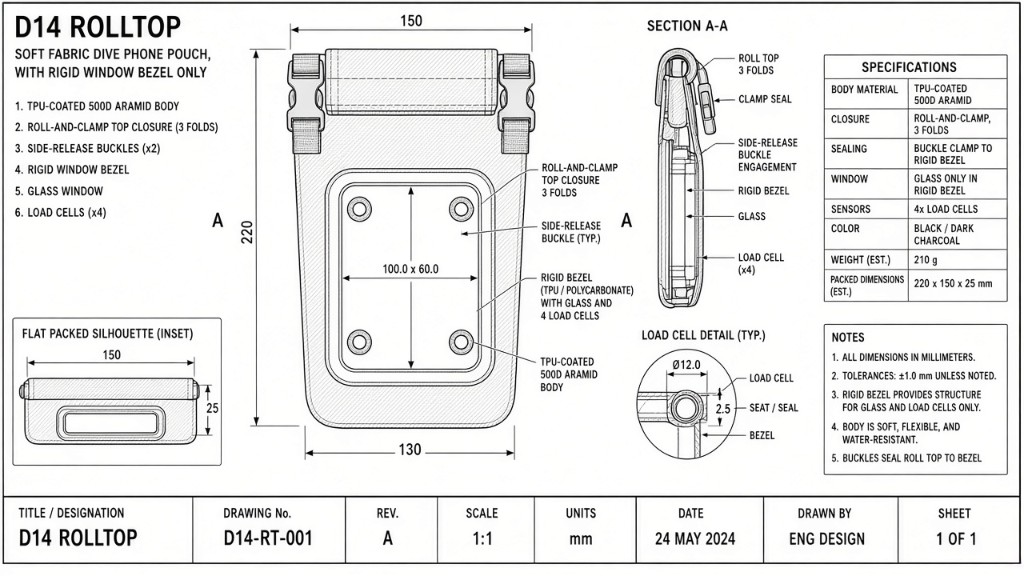 D14-RT-001 engineering drawing
