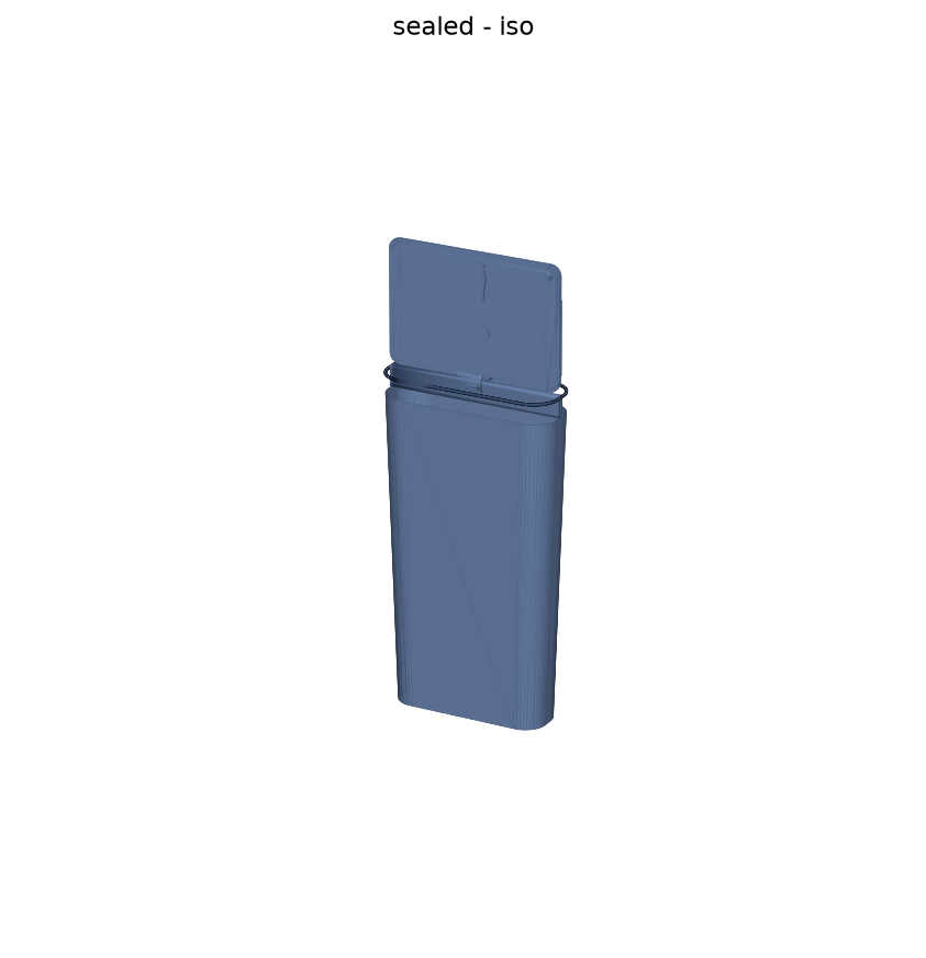 Sealed CAD iso